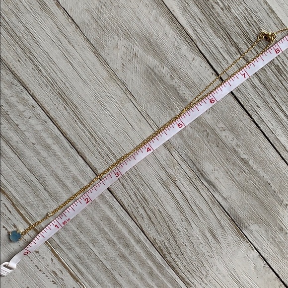 Argento Vivo Chalcedony & Crystal Necklace NEW - Picture 5 of 7